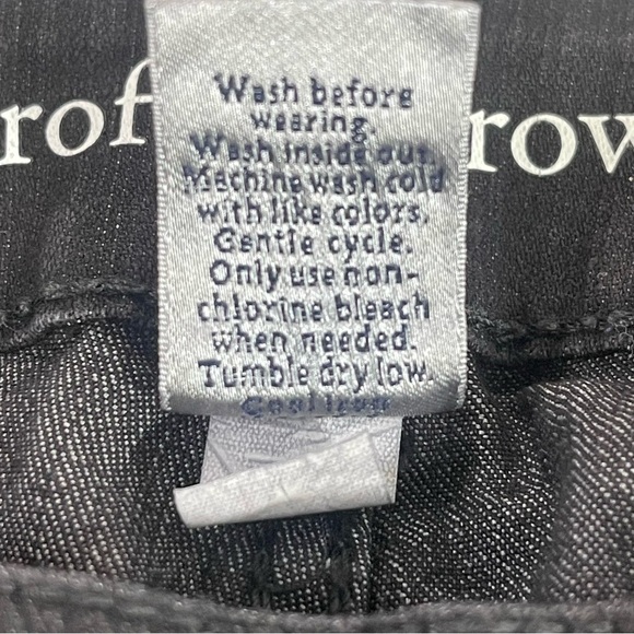 Croft & Barrow Natural Fit High Waist Stretch Black Jeans 16 Average - Picture 6 of 6